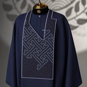 Navy blue agbada