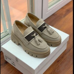 chunky platform loafers