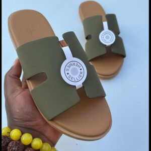 Hermès "Chypre" H-strap slides